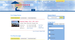 Desktop Screenshot of cottagesontheweb.com